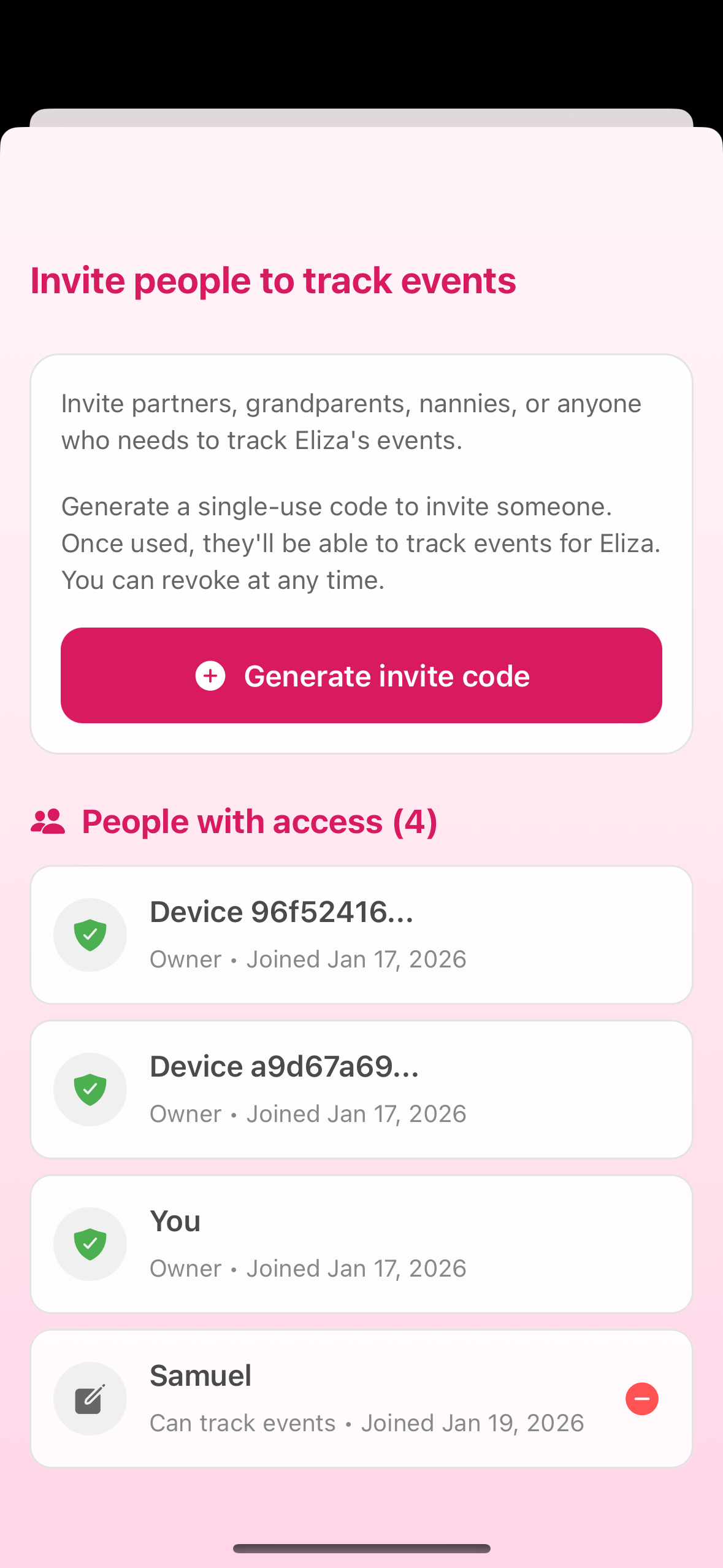 Collaborate with caregivers